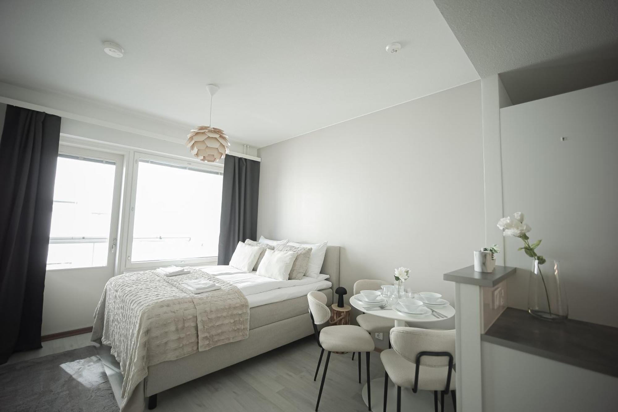 Aurora Apartments By Booklapland โรวานิเอมิ ภายนอก รูปภาพ